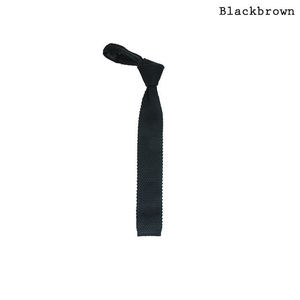 Knit tie Black블랙브라운