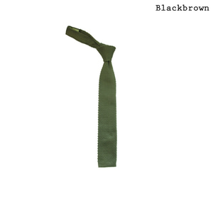Knit tie Olive블랙브라운