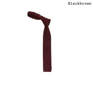 Knit tie Wine블랙브라운