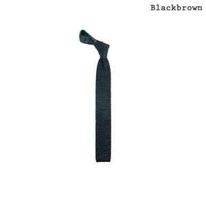 Knit tie Charcoal &amp; Gray블랙브라운