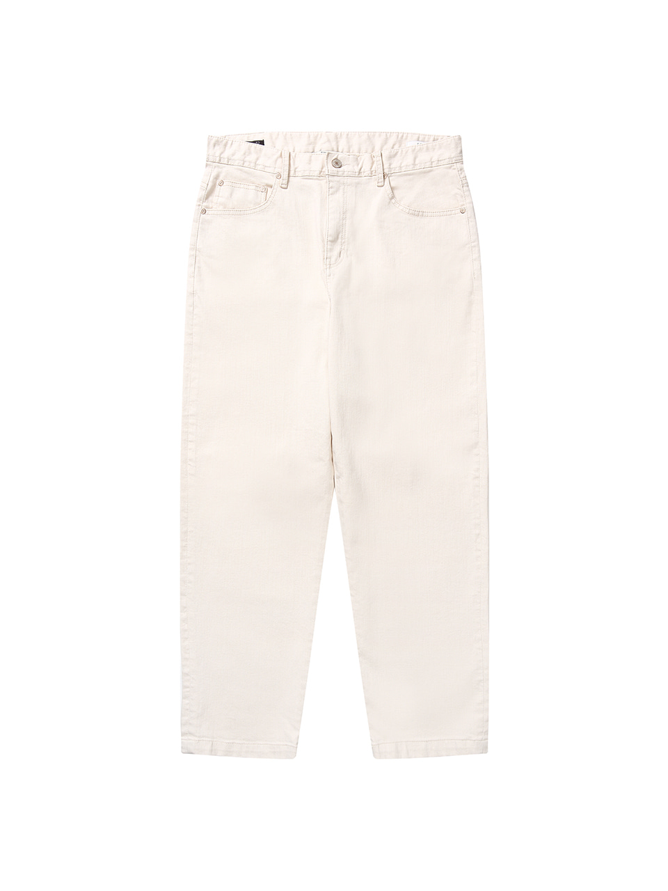 Tapered Denim Pants Cream PJ2203블랙브라운