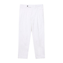 Two Tuck Tapered Pants O-White P02211블랙브라운